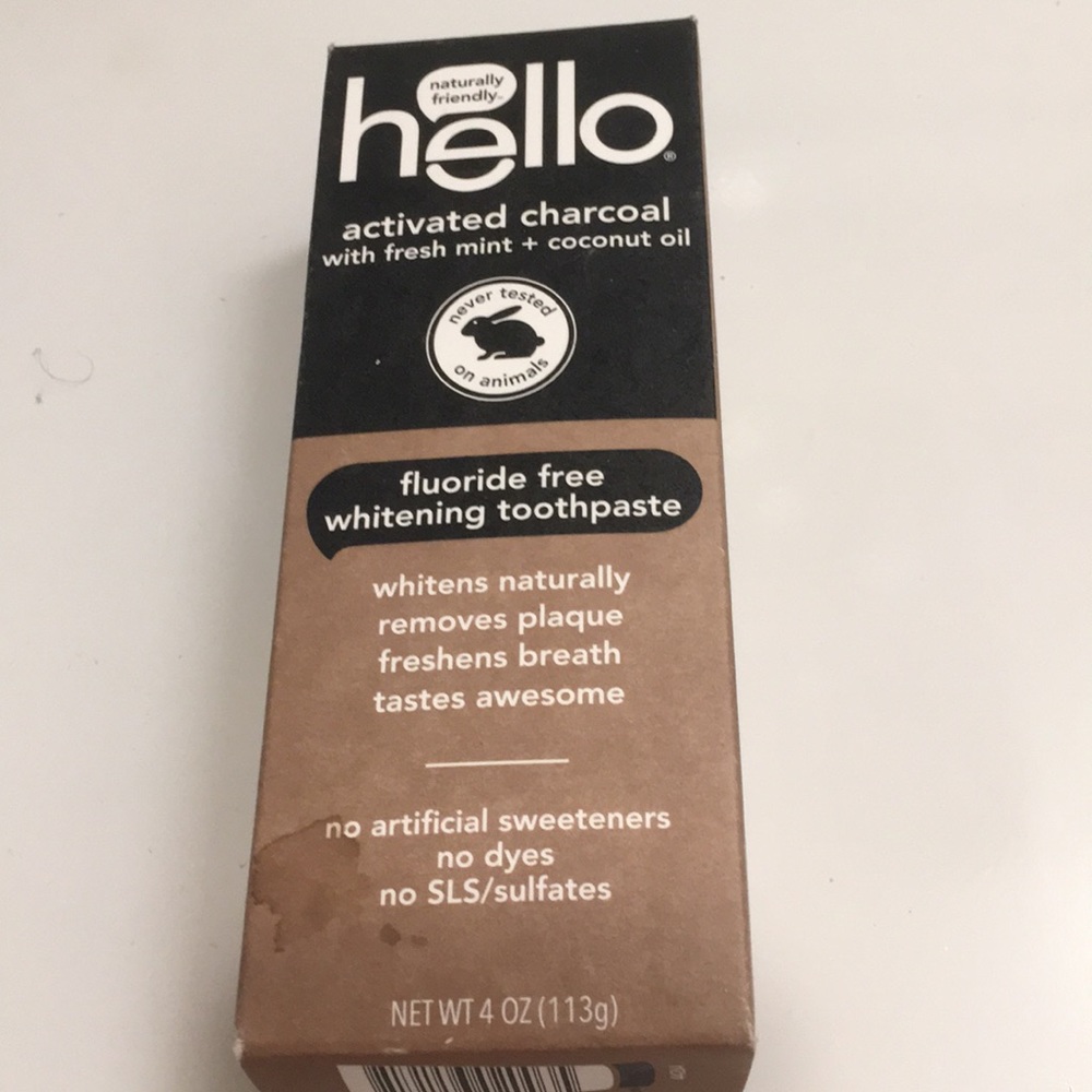 Hello Activated Charcoal Toothpaste